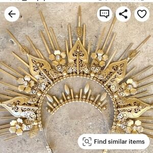 Queen head piece crown